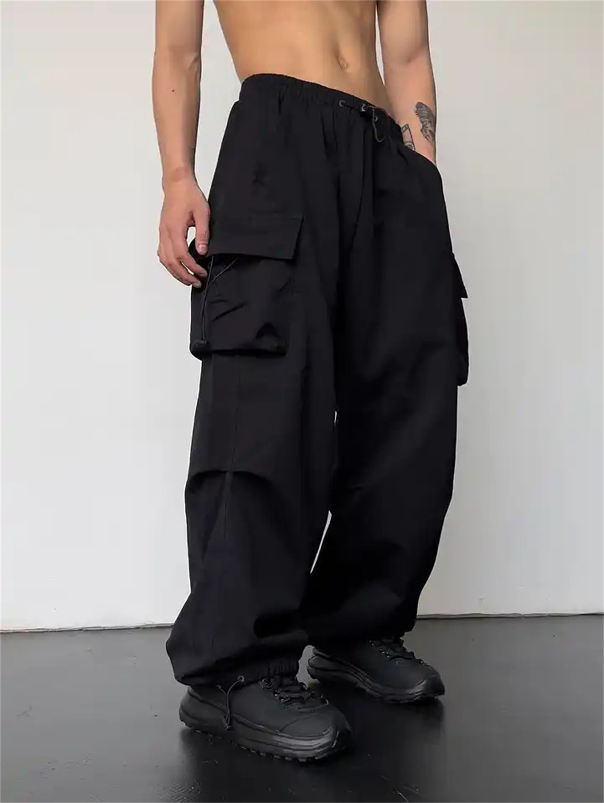 Men's Casual Cargo Pants Fashi - Sports Equipment Jersey ulasan dan harga