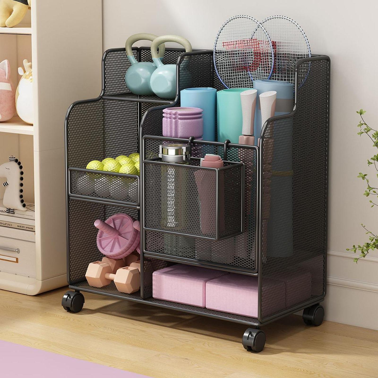 Garage Organization Cart Verti - Sports Equipment Cart On Wheels ulasan dan harga
