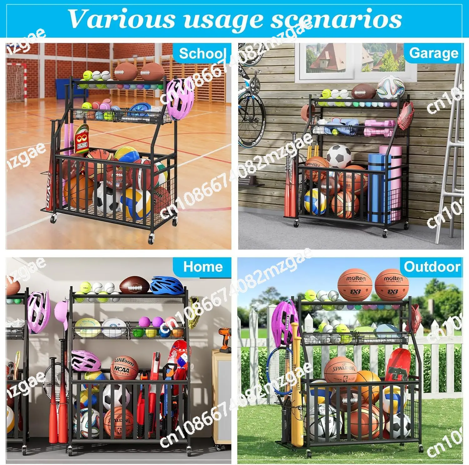 Sports Equipment Storage Bag I - Sports Equipment Bag With Wheels ulasan dan harga