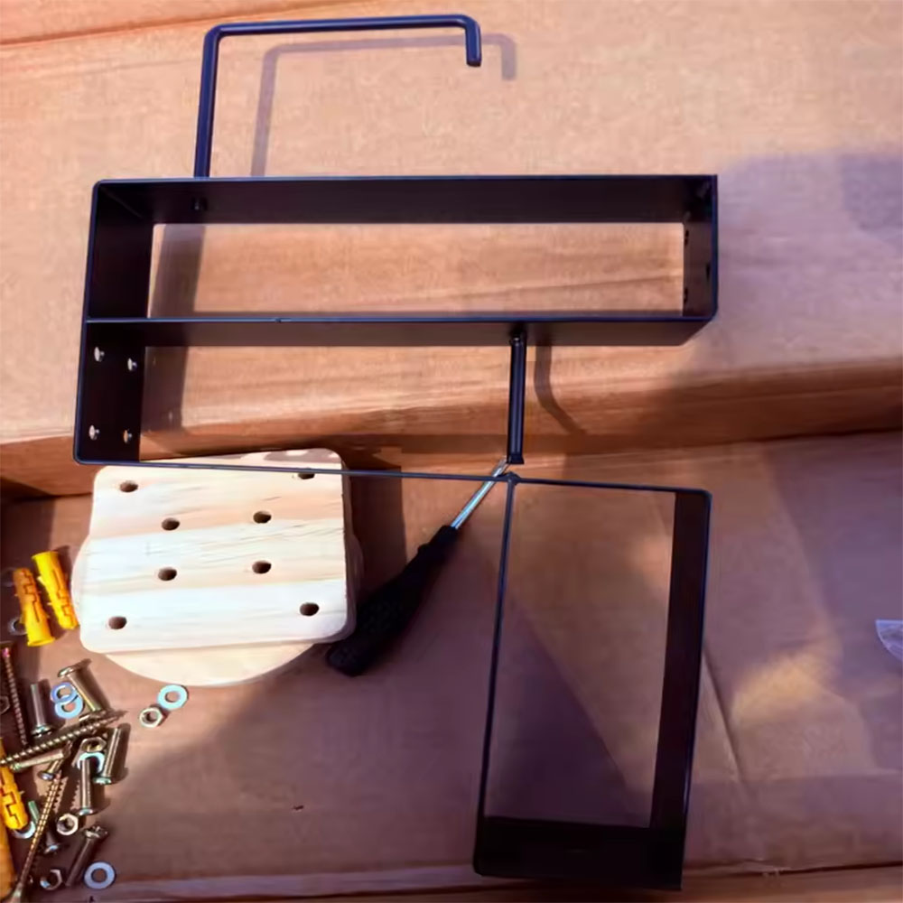 Wood Motorcycle Helmet Holder  - Sports Equipment Organizer ulasan dan harga
