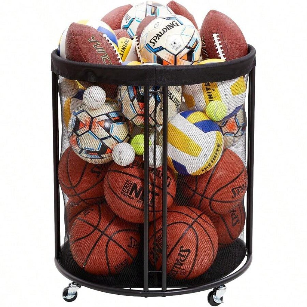 Heavy Duty Ball Storage Bin Ca - Sports Equipment Garage Organizer ulasan dan harga