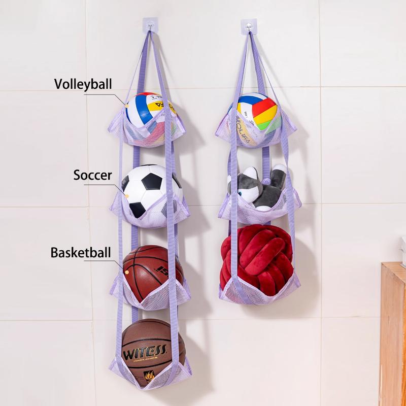 New Wall Mounted Ball Storage  - Sports Equipment Garage Organizer ulasan dan harga