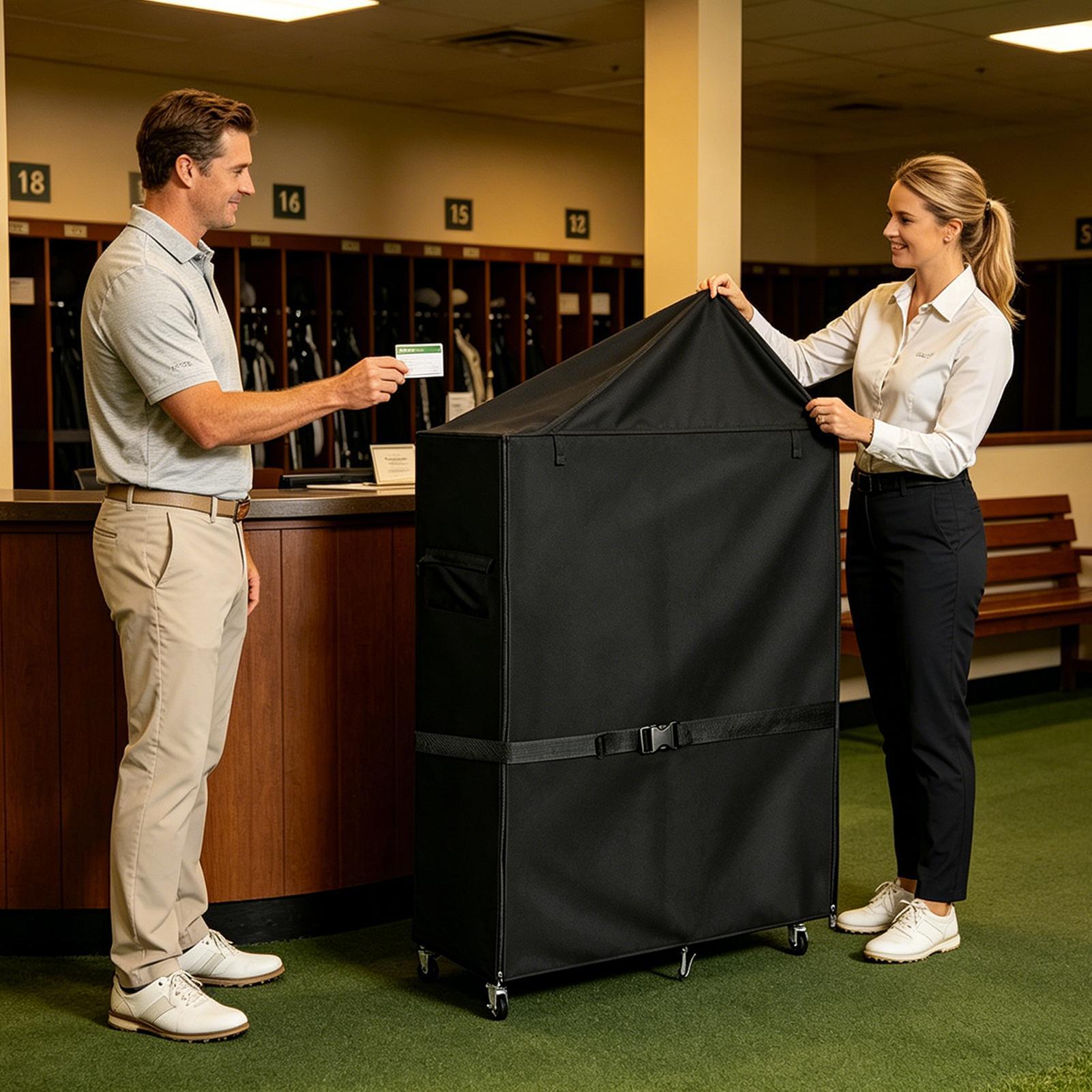 Golf Bag Stand Covers Oxford D - Sports Equipment Garage Organizer ulasan dan harga