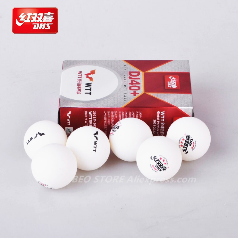 DHS DJ40+ 3-Star WTT Competiti - Ping Pong Ball Set ulasan dan harga