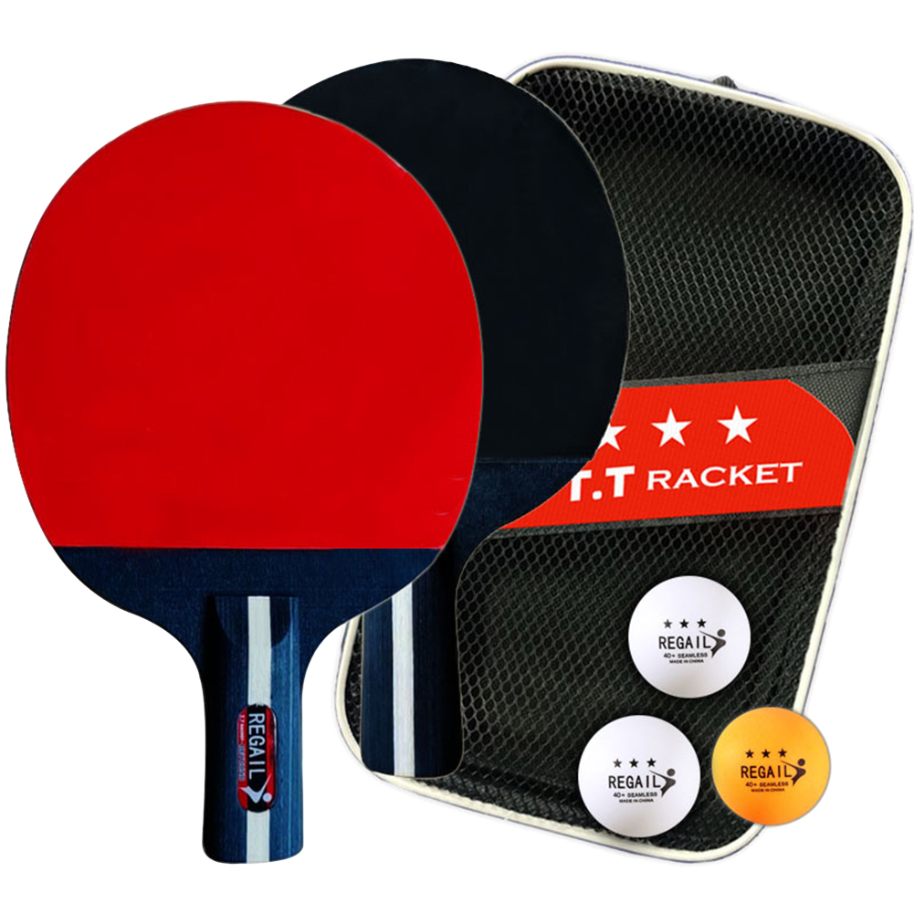 Table Tennis Paddles 2 Rackets - Ping Pong Ball Set ulasan dan harga