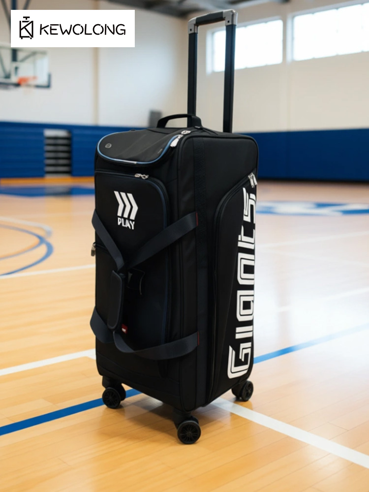 Large Capacity Rolling Sports  - Sports Equipment Bag With Wheels ulasan dan harga