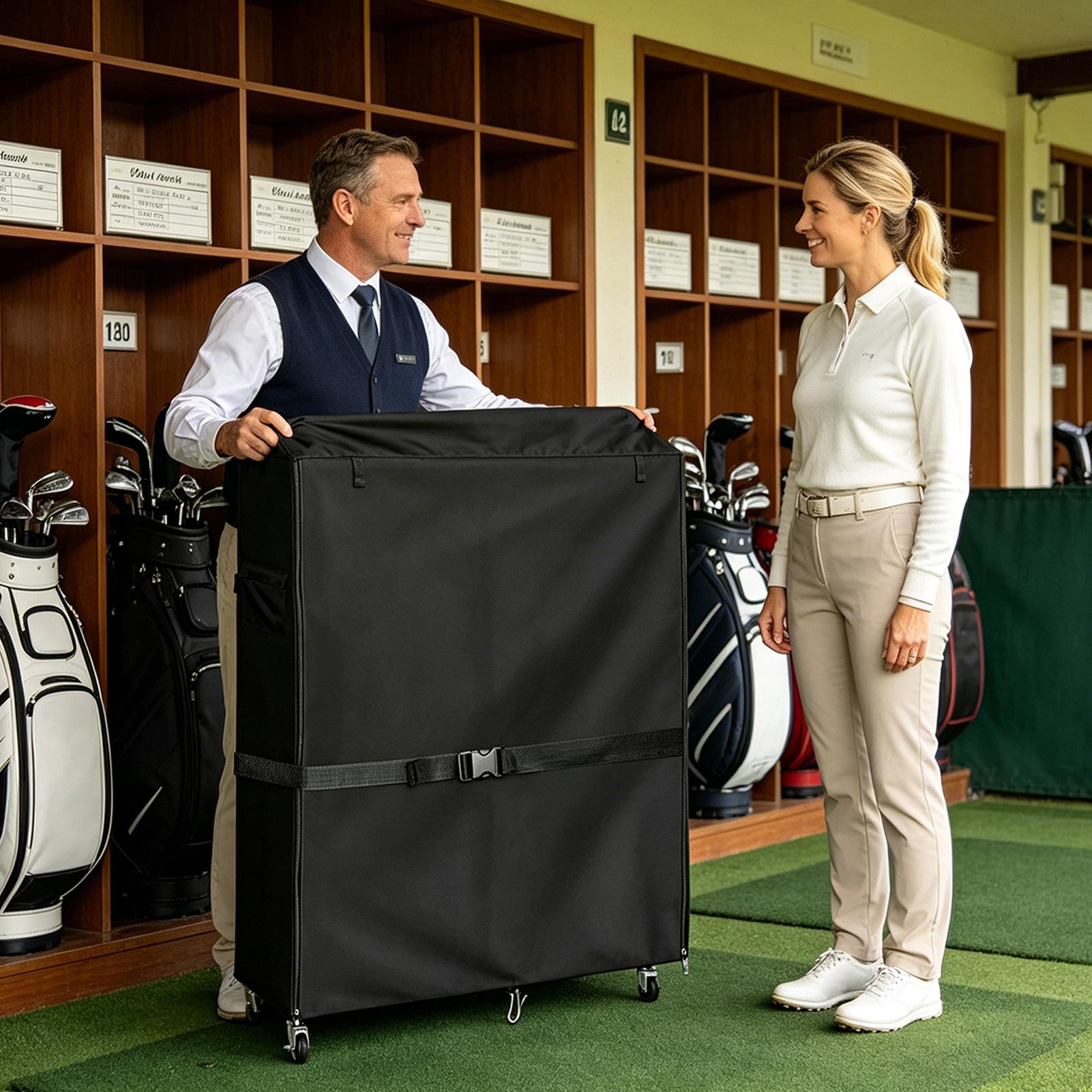 Golf Bag Storage Cover Oxford  - Sports Equipment Garage Organizer ulasan dan harga