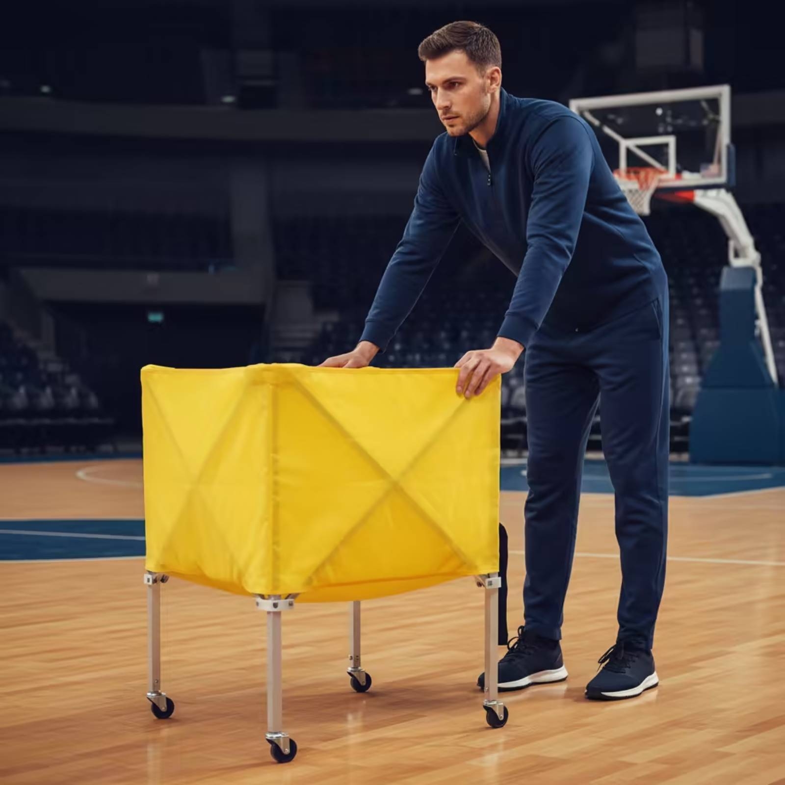 Collapsible Ball Cart Lightwei - Sports Equipment Organizer ulasan dan harga