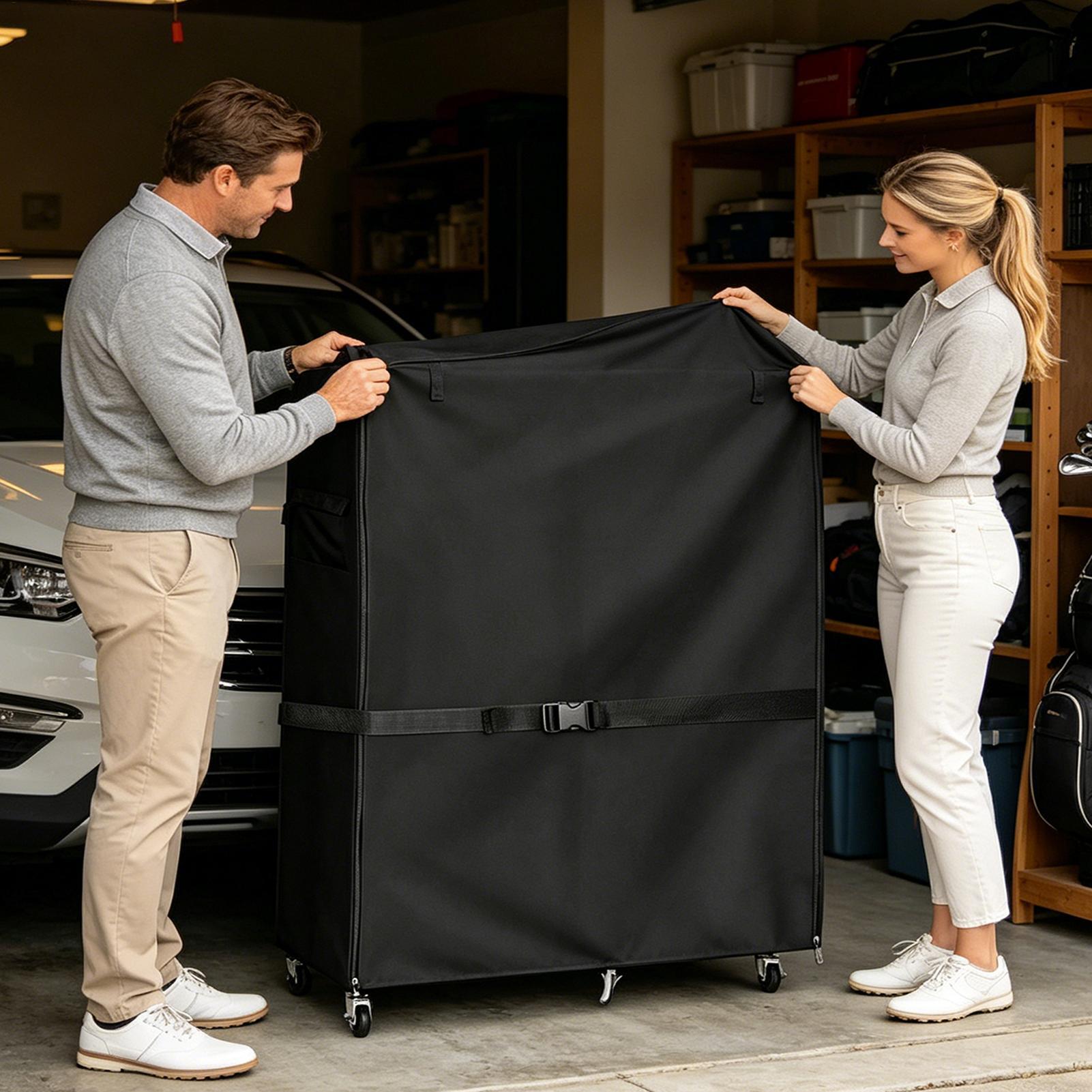 Golf Bag Storage Rack Cover Ox - Sports Equipment Garage Organizer ulasan dan harga